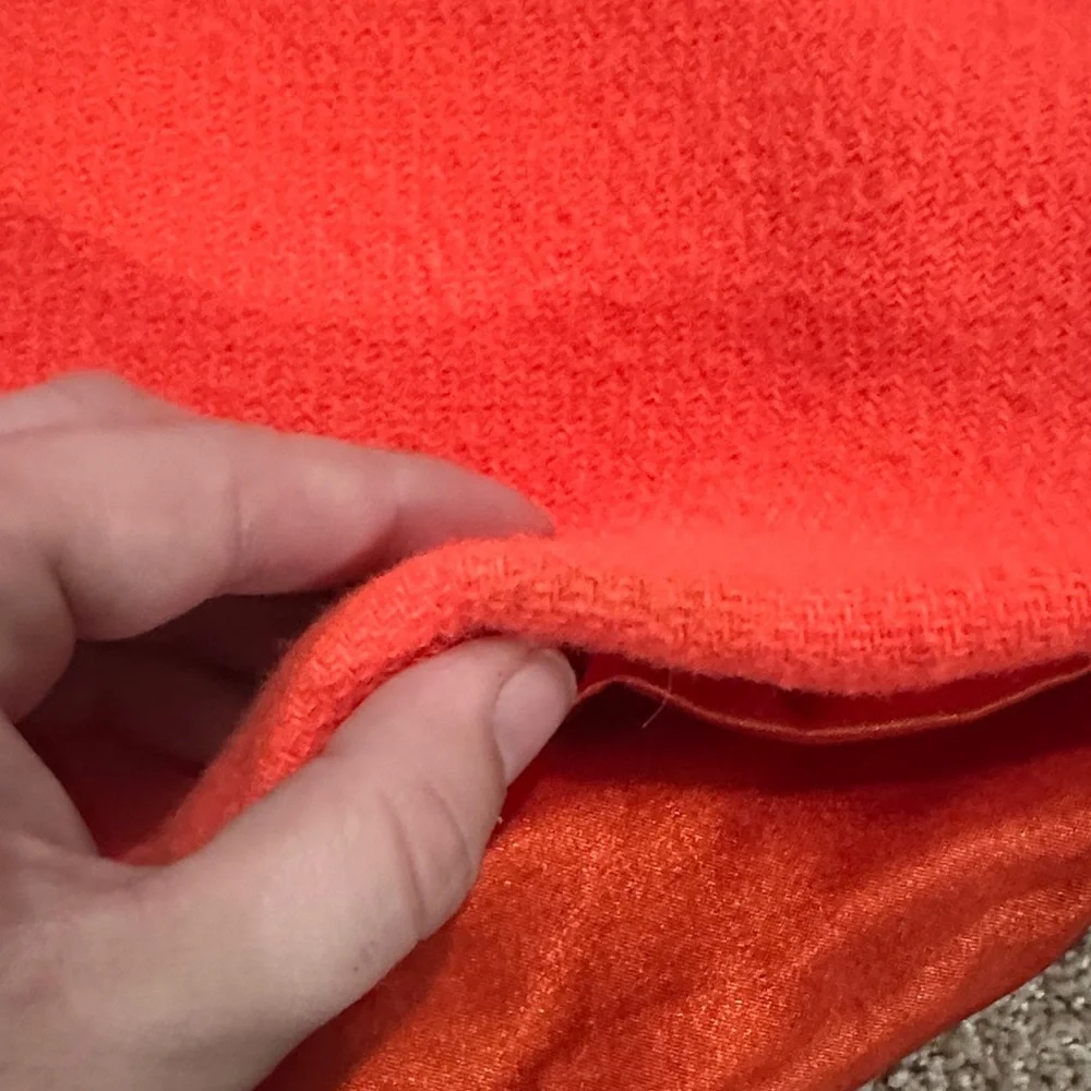 J Crew Vibrant Orange Coat